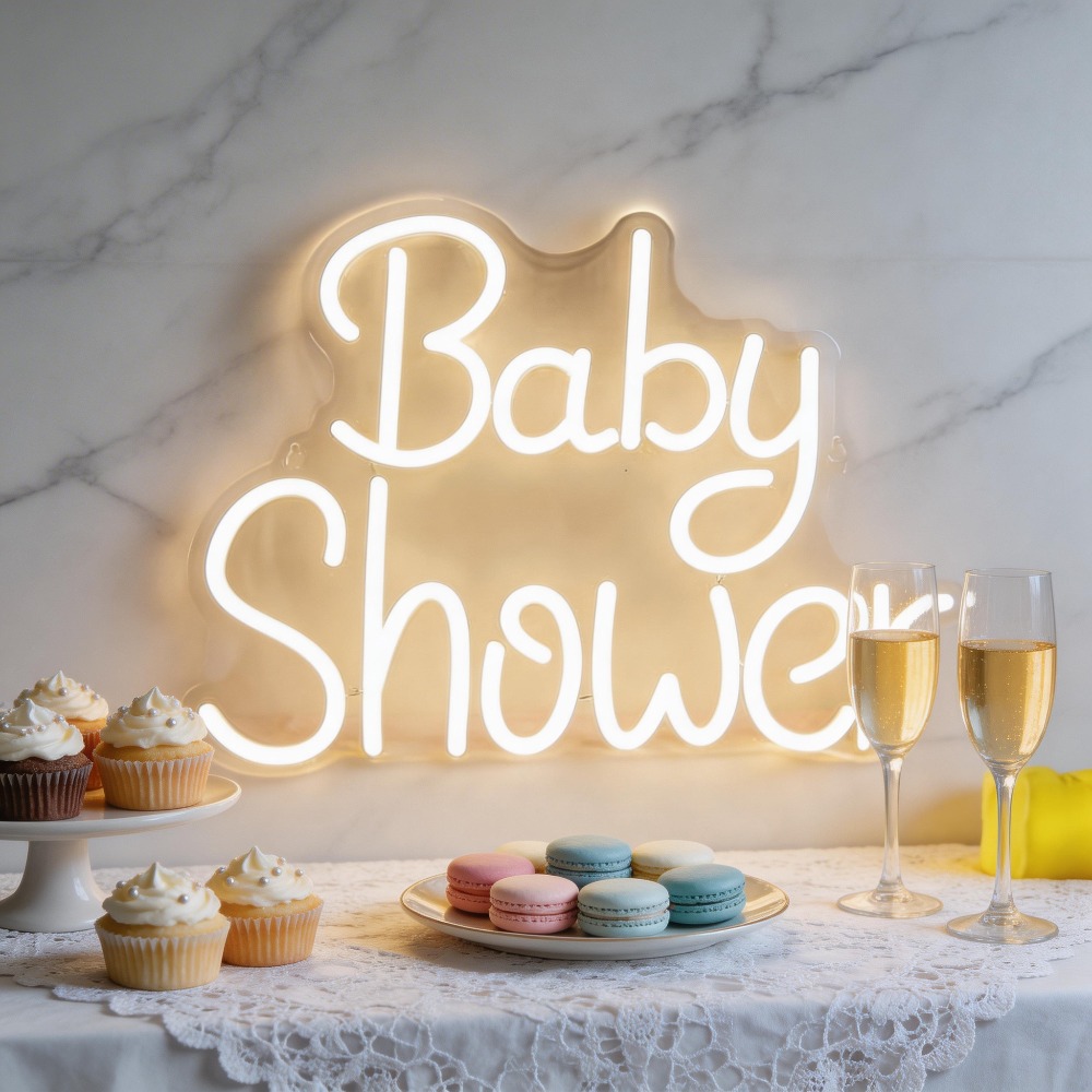베이비 샤워 LED 네온사인 USB 디밍 가능 네온 조 - Baby Nursery Wall Lights 리뷰 및 가격